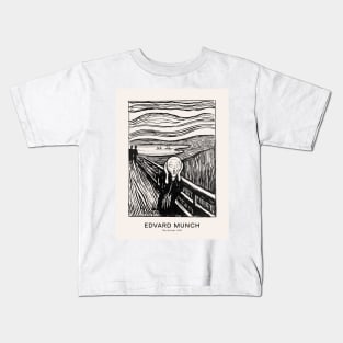 The Scream by Munch Kids T-Shirt